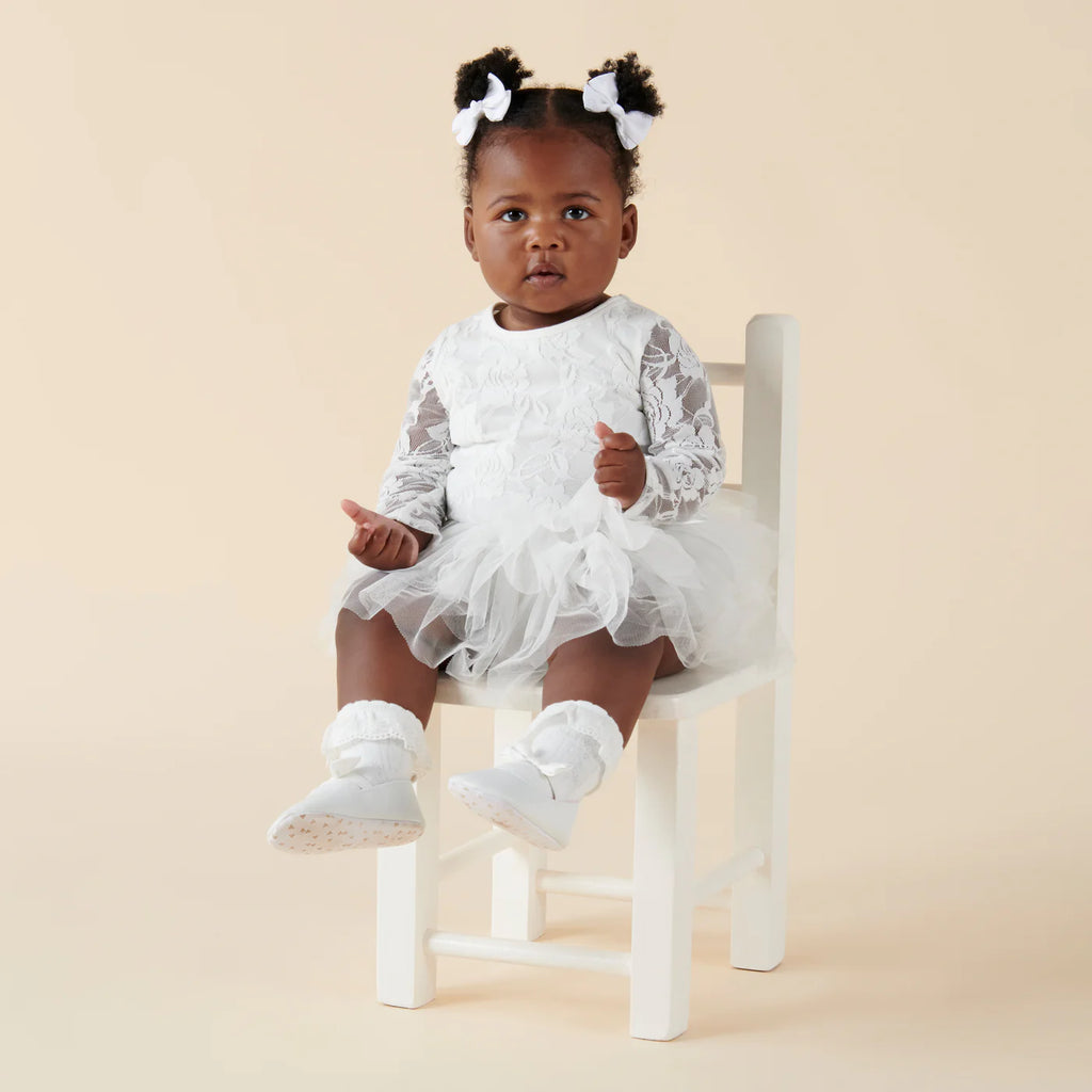 Baby lace deals romper