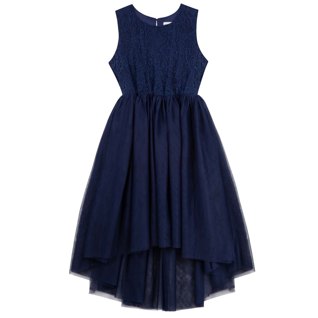 Delilah Lace Dress - Navy
