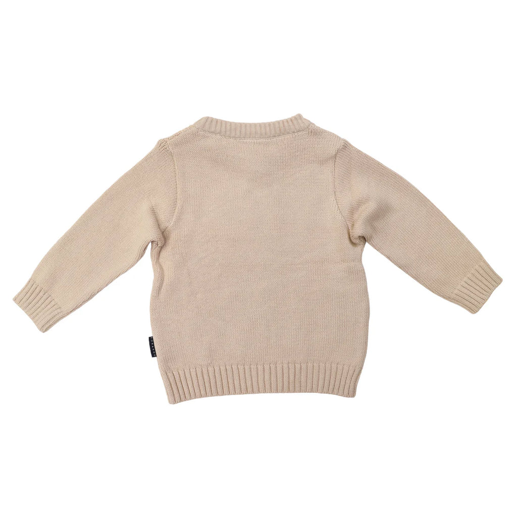 Cable Knit Sweater -Sand