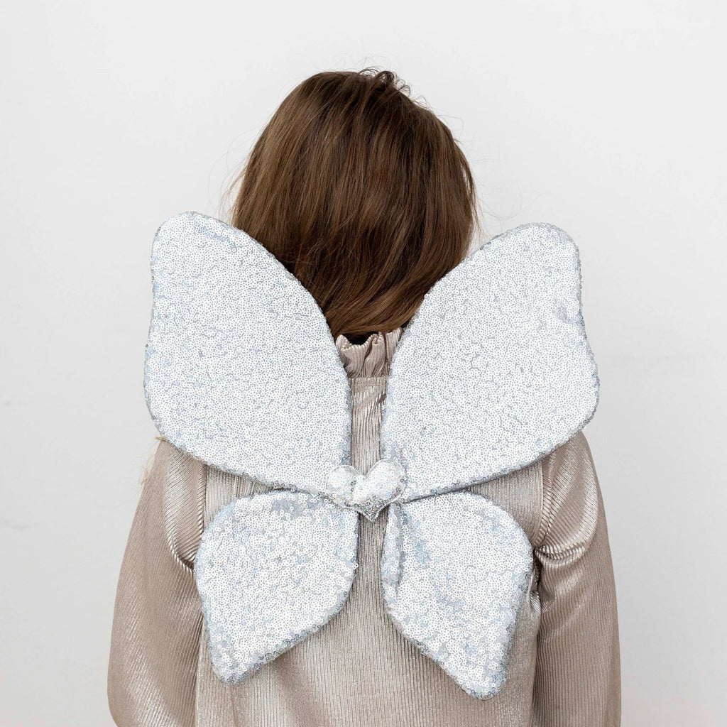 Sparkle Sequin wings - Silver