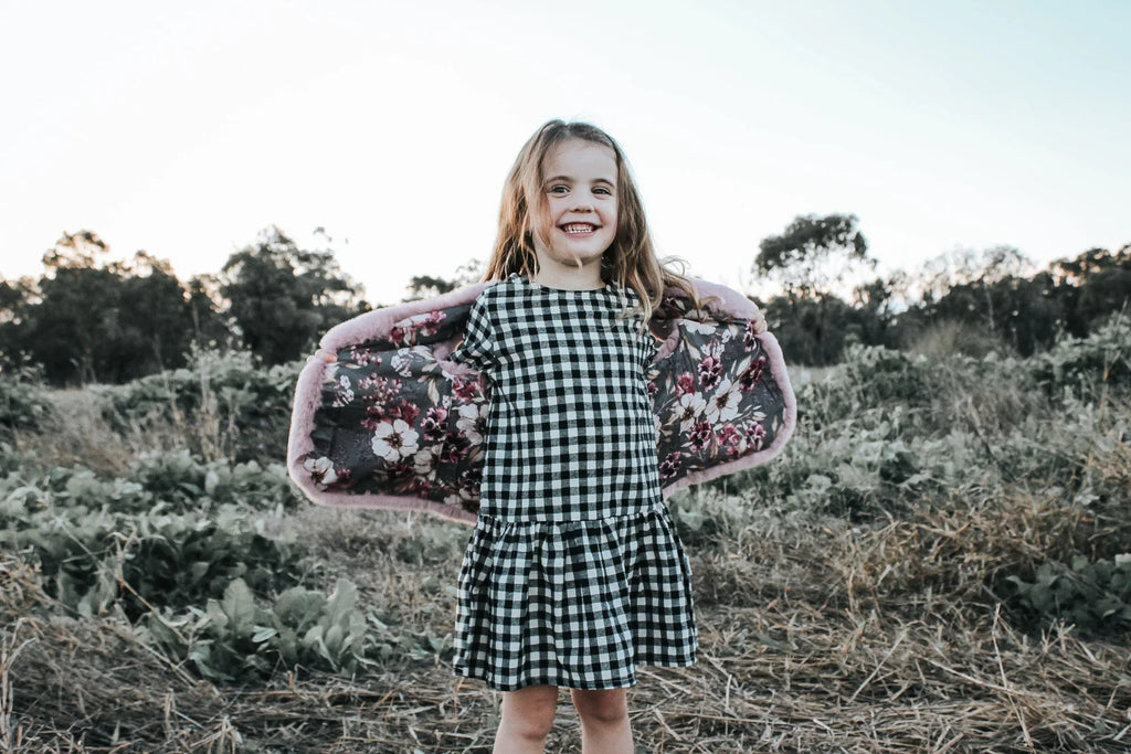 Girls Fur Vest - Pink