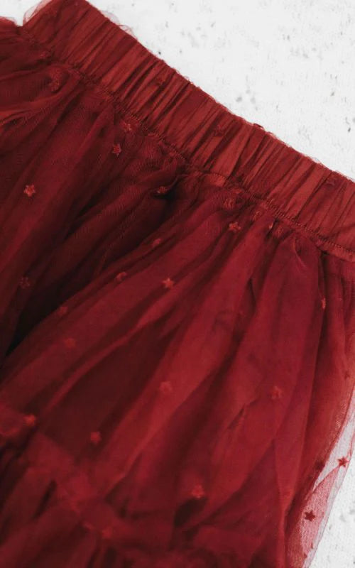 Red Star Tulle Skirt PRE ORDER