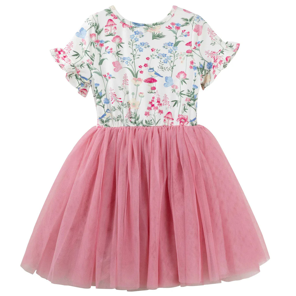 Summer Meadow Short Sleeve Tutu Dress