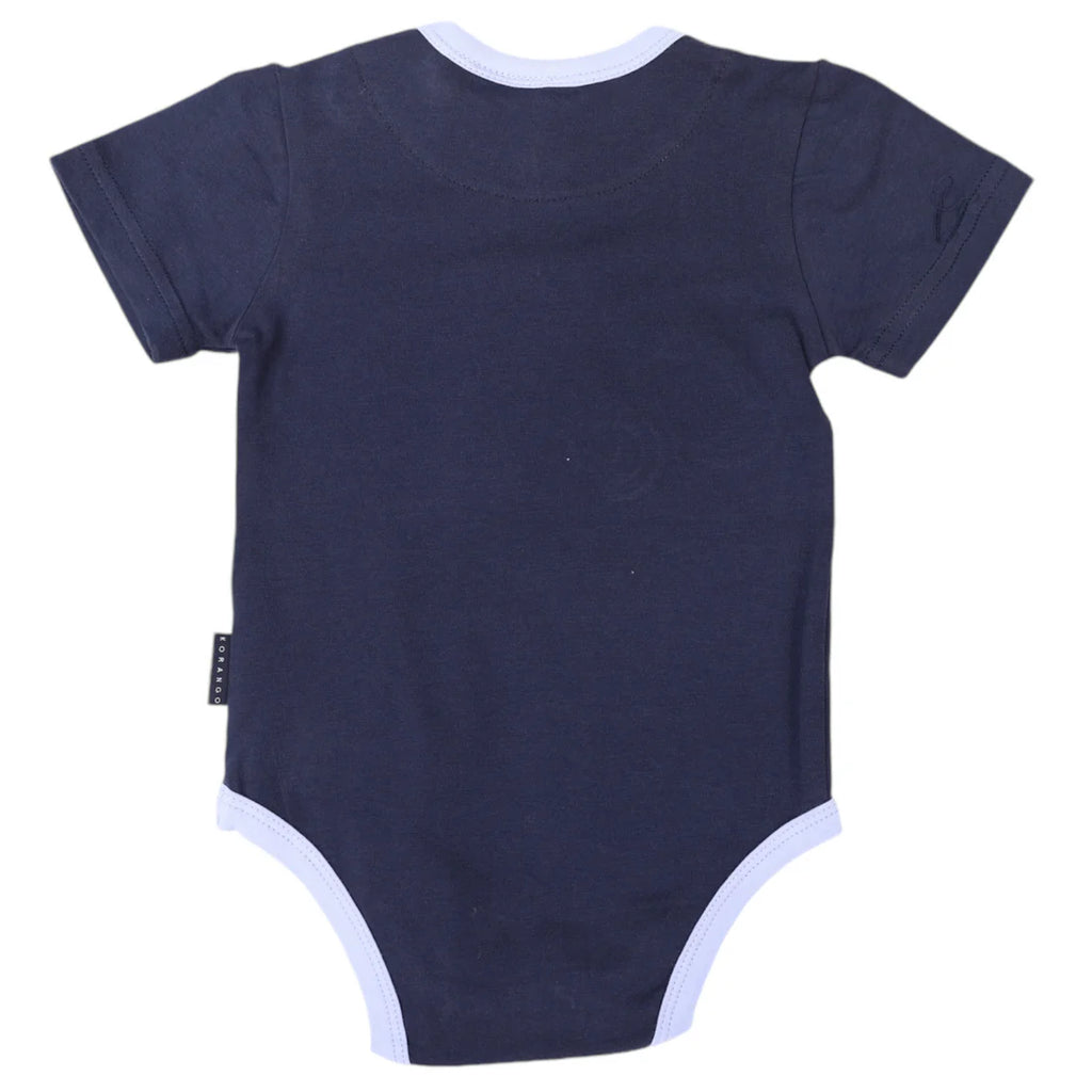 DIGGER APPLIQUED BODYSUIT NAVY