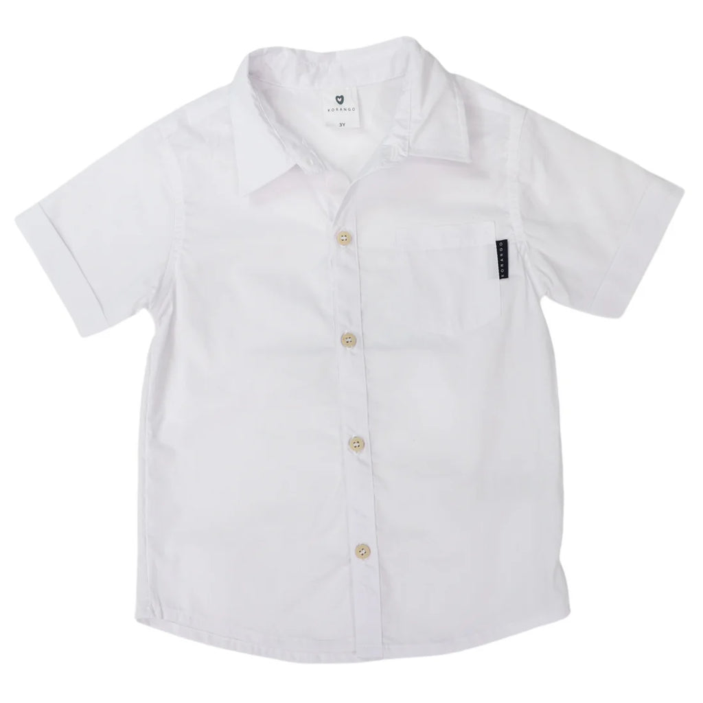 SHORT SLEEVED SHIRT WHITE