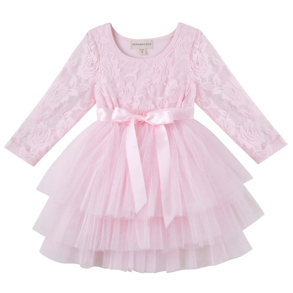 My First Lace Tutu L/S Pink