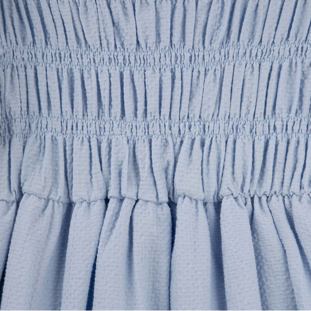 SOPHIE TIERED RUFFLE DRESS - PERIWINKLE