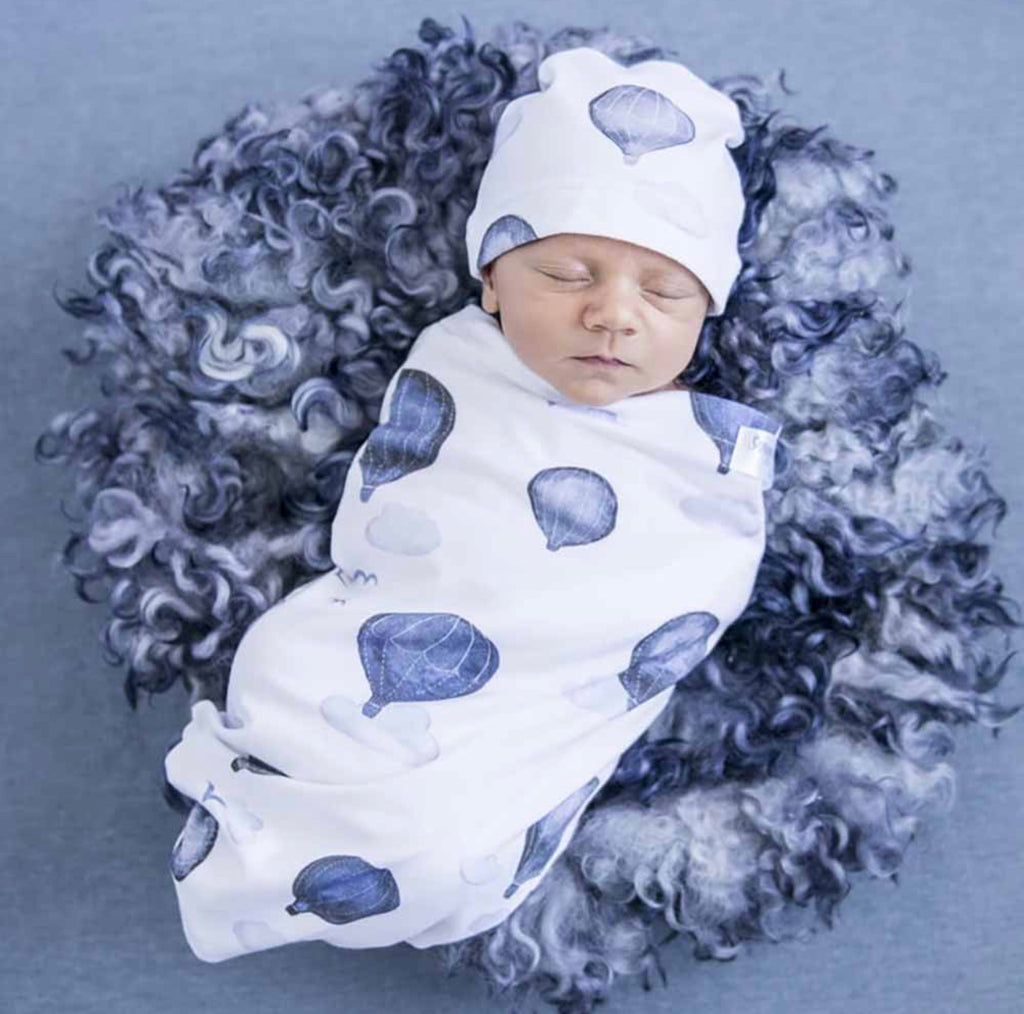 Cloud Chaser Snuggle Swaddle & Beanie Set SOLD OUT