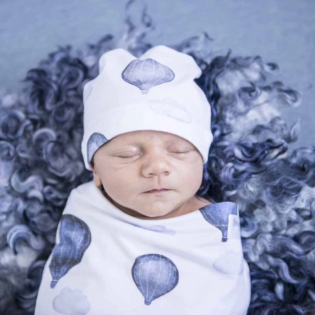 Cloud Chaser Snuggle Swaddle & Beanie Set SOLD OUT
