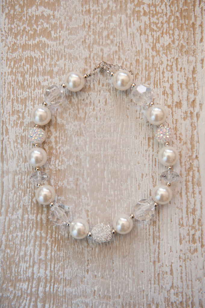 Cream Cluster Bubblegum Necklace SOLD OUT