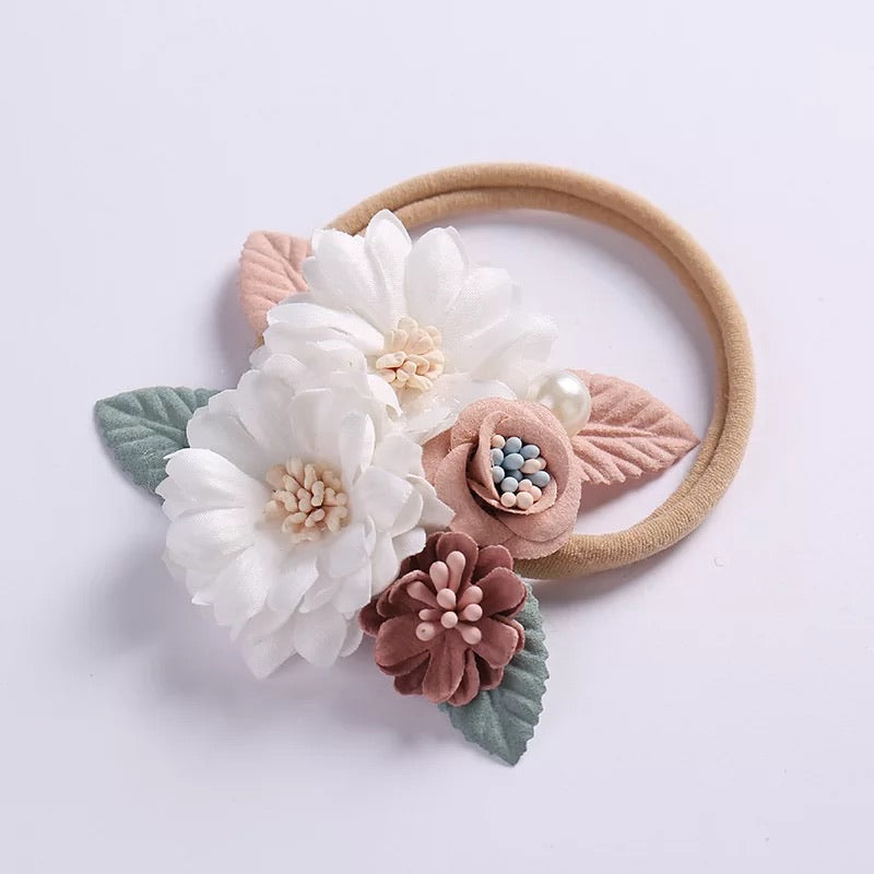 Vintage blossom headbands
