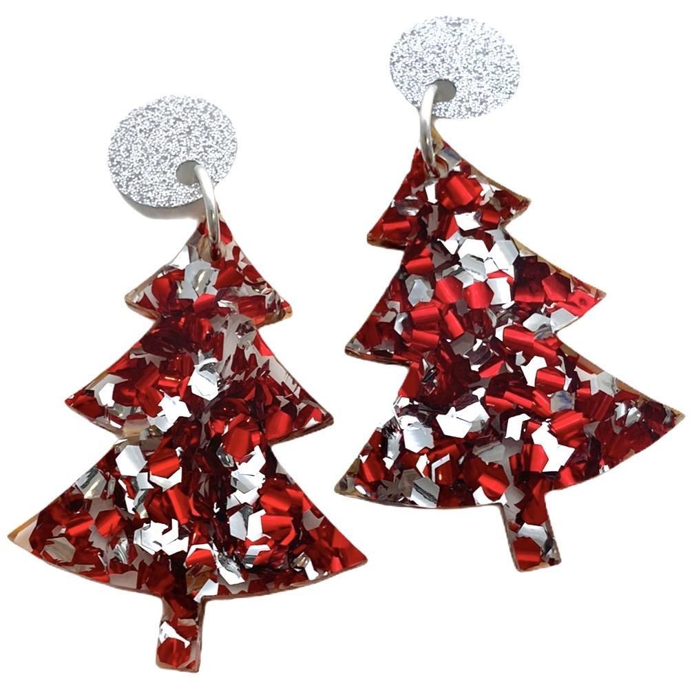 Christmas Tree Earrings - Jingle Bells SOLD OUT