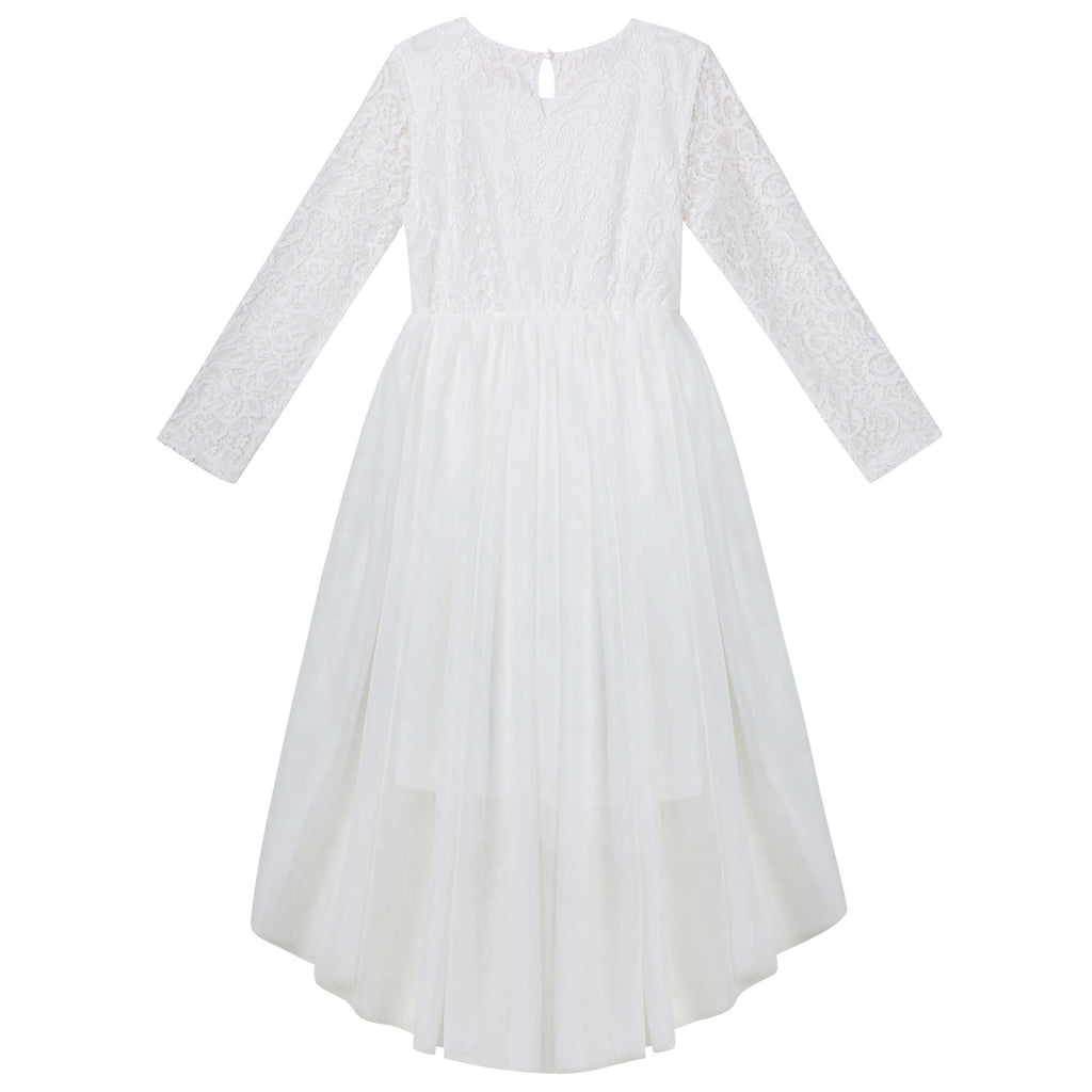 Delilah Lace Dress L/S - Ivory