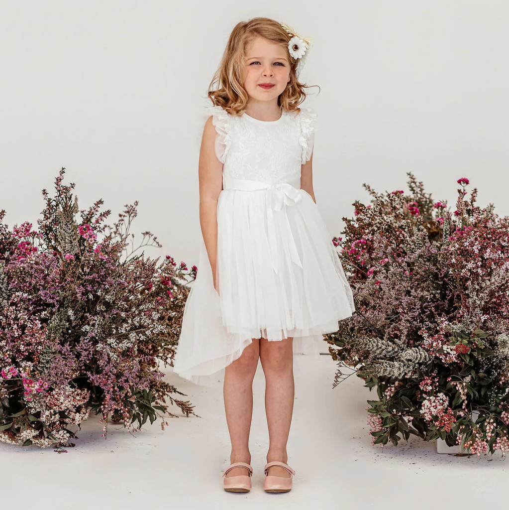 Libby S/S Tutu - Ivory SOLD OUT