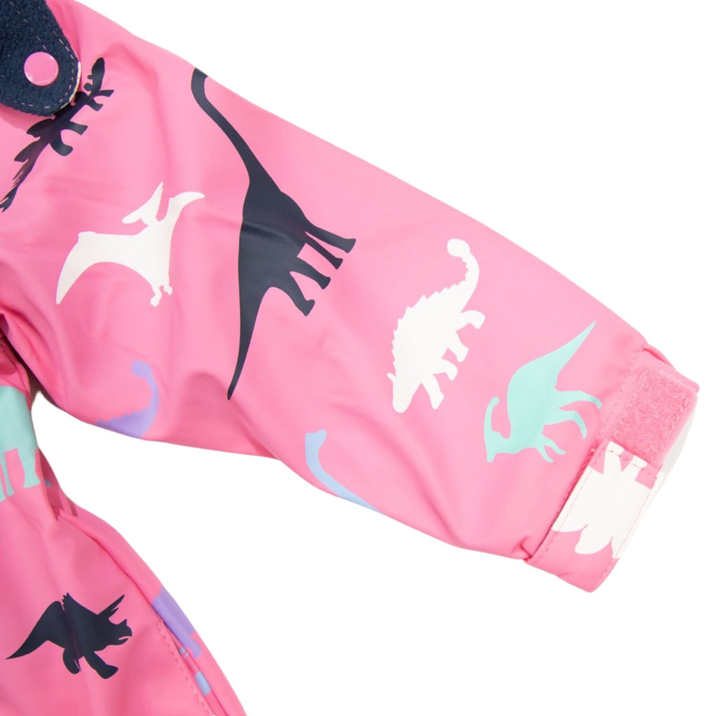 Dinosaur COLOUR CHANGING Raincoat - Pink